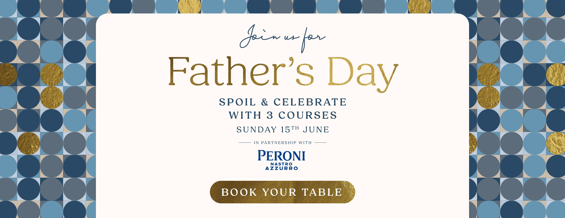 Father’s Day menu Radlett